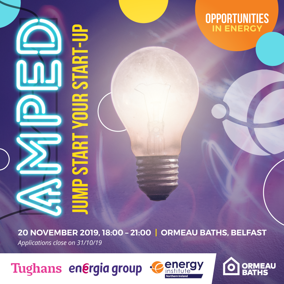 Electronic flyer for Amped Start Up competition