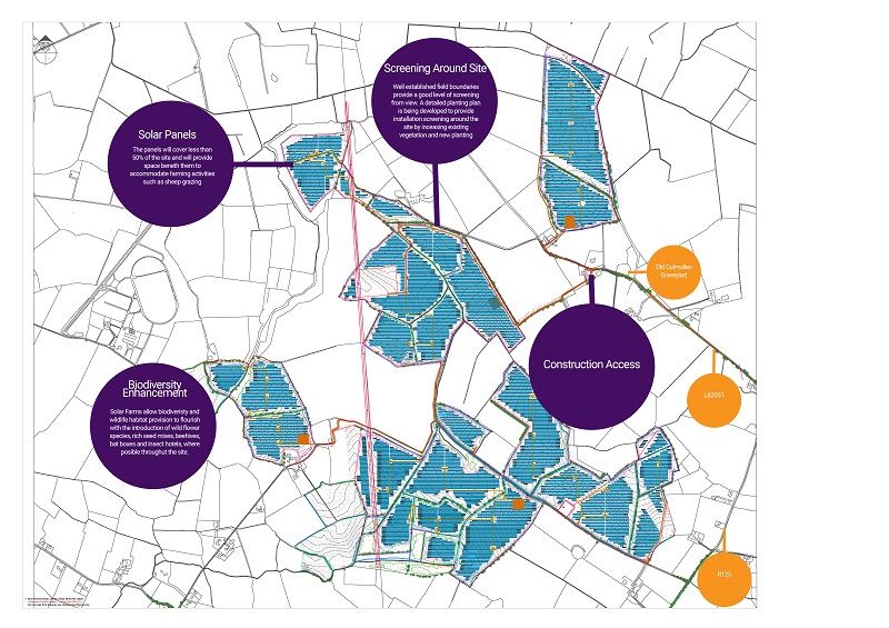 Woodtown Solar Layout Map